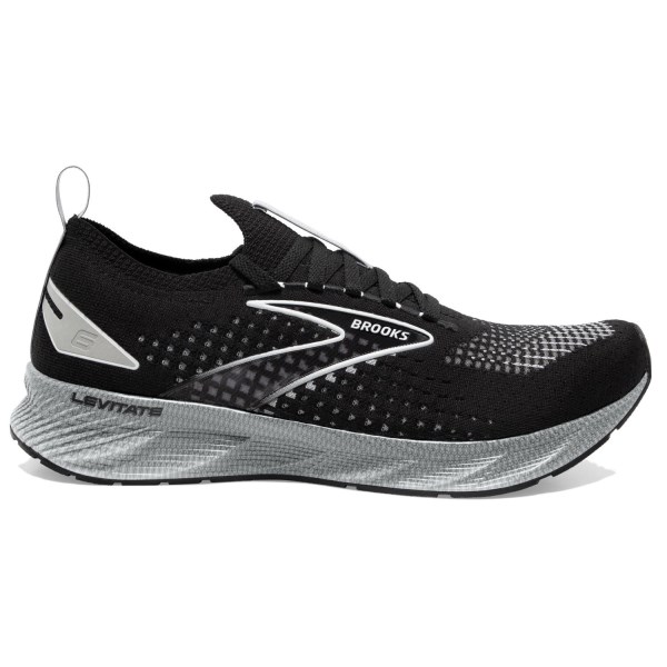 Brooks Levitate StealthFit 6 - Mens Running Shoes - Black/Grey/Oyster