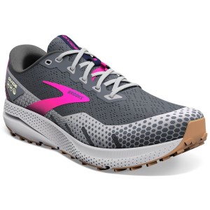 Brooks Divide 3 - Womens Trail Running Shoes - Ebony/Grey/Pink