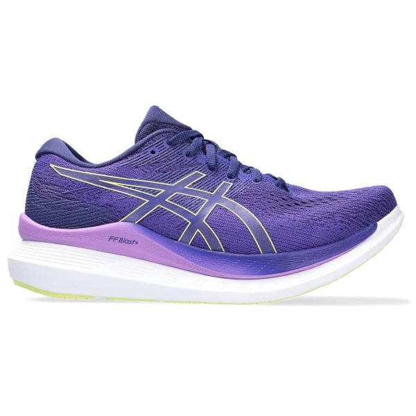 Asics GlideRide 3 - Womens Running Shoes - Dive Blue/Eggplant