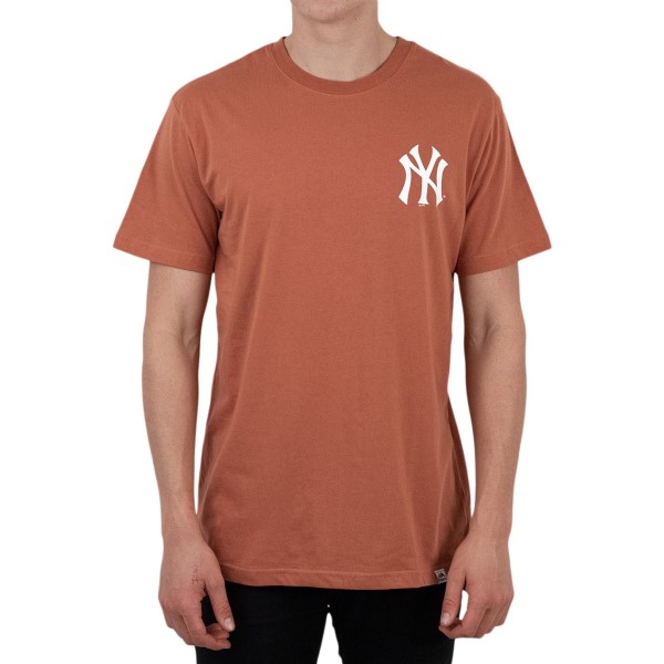 Majestic New York Yankees Jeaner Mens Baseball T-Shirt - Redwood