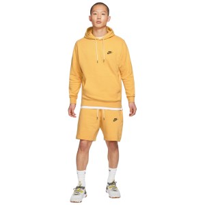 Nike Sportswear Pullover Mens Hoodie - Solar Flare/Smoke Grey