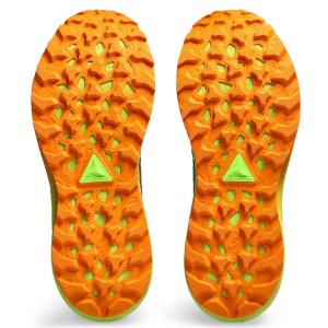Asics Gel Trabuco 11 - Mens Trail Running Shoes - Black/Neon Lime