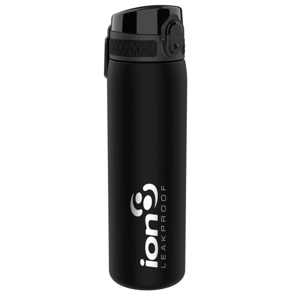 Ion8 Slim BPA Free Water Bottle - 500ml - Solid Carbon