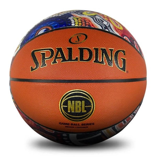 Spalding NBL Replica Indigenous Game Indoor/Outdoor Basketball - Brown