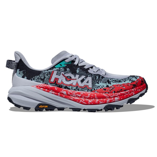 Hoka Speedgoat 6 - Mens Trail Running Shoes - Gull/Stormy Skies