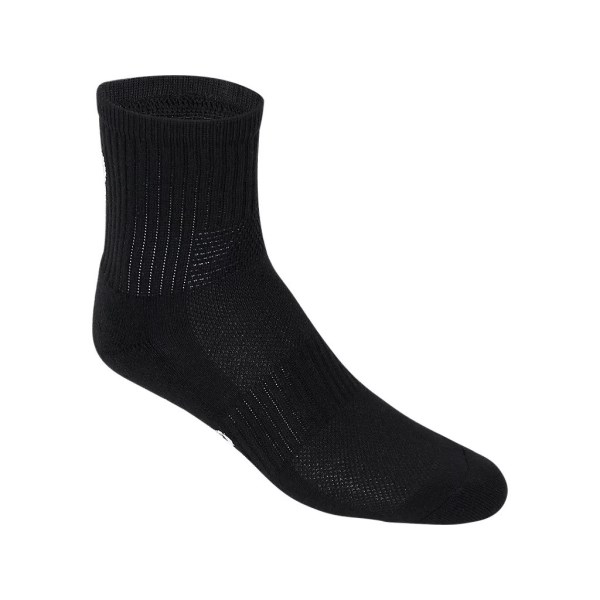 Asics Pace Quarter Socks - Triple Black