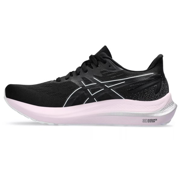 Asics GT-2000 12 - Womens Running Shoes - Black/White/Pale Pink