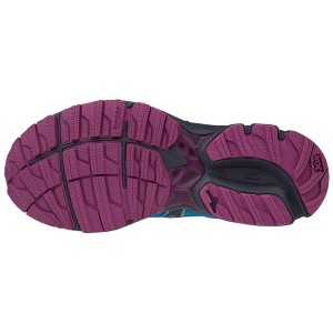 Mizuno Wave Rider 22 GTX - Womens Trail Running Shoes - Malibu Blue/Purple Wine