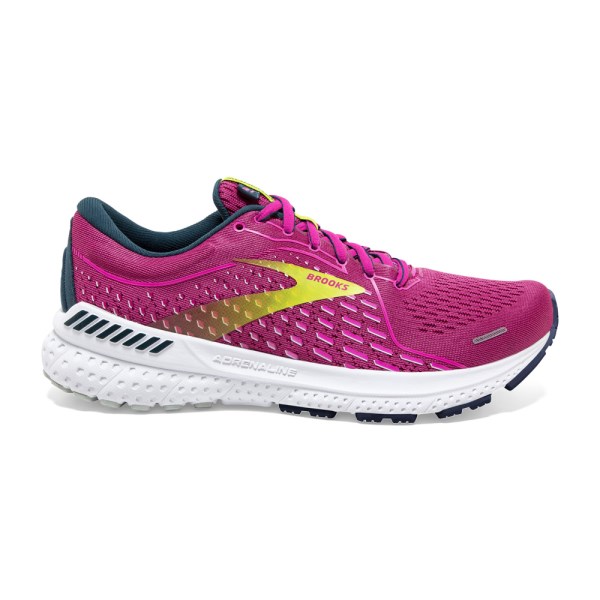 Brooks Adrenaline GTS 21 - Womens Running Shoes - Raspberry/Pink/Sulphur