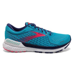 Brooks Adrenaline GTS 21 - Womens Running Shoes - Horizon/Blue Ribbon/Pink