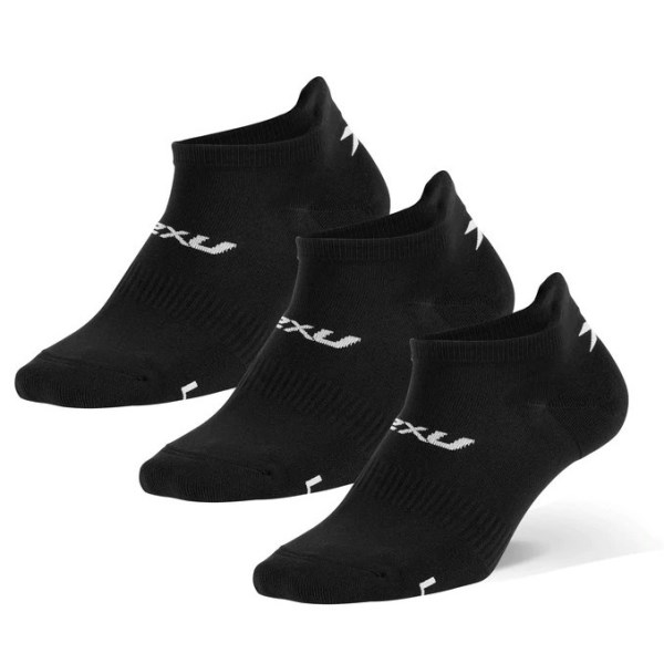 2XU Ankle Sports Socks - 3 Pack - Black