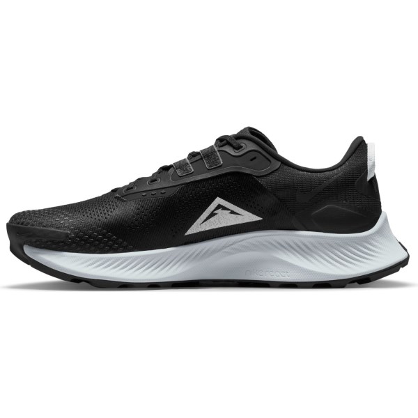 Nike Pegasus Trail 3 - Mens Trail Running Shoes - Black/Pure Platinum/Dark Smoke Grey