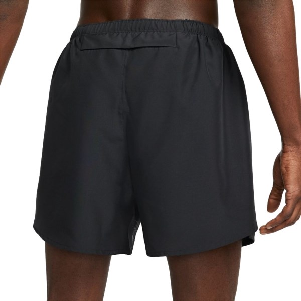 Nike Dri-Fit Run Division Challenger 5 Inch Mens Running Shorts - Black/Reflective Silver