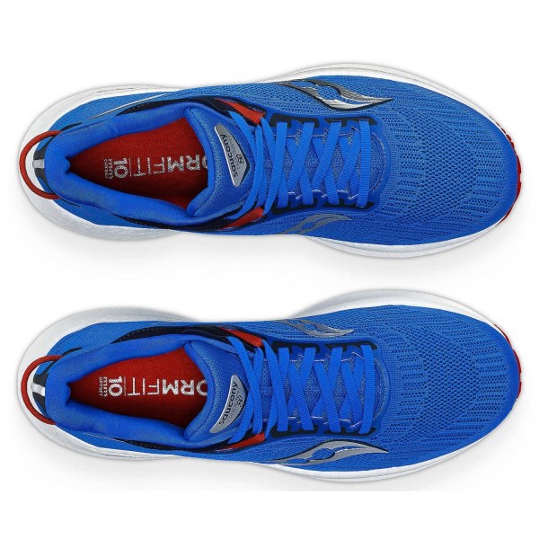 Saucony Triumph 21 - Mens Running Shoes - Cobalt/Silver