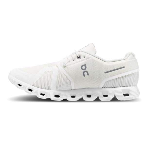 On Cloud 5 - Mens Running Shoes - Undyed White/White