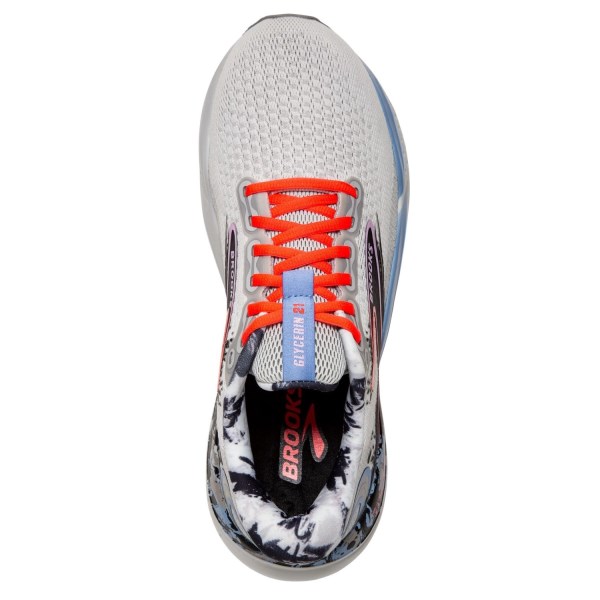 Brooks Glycerin 21 - Mens Running Shoes - Abstract Oyster/Black