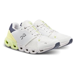On Cloudflyer 4 - Mens Running Shoes - White/Hay