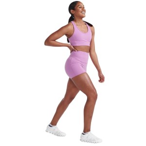 2XU Form Hi-Rise Womens Compression Shorts - Mauve/Mauve