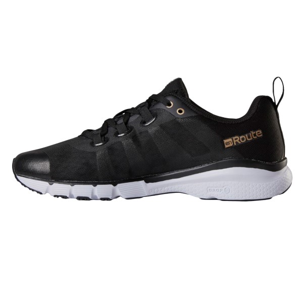 Salming Enroute 2 - Womens Running Shoes - Black/Gold