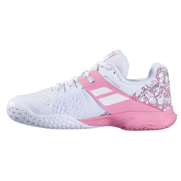 Babolat Propulse All Court Kids Tennis Shoes - Pink/White