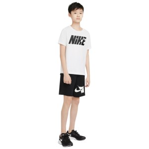Nike Dri-Fit Kids Boys Training Shorts - Black/White