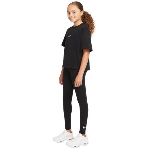 Nike Sportswear Favourites Swoosh Kids Girls Leggings - Black/Grey