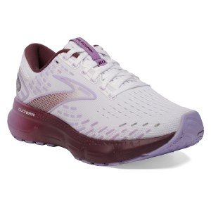 Brooks Glycerin 20 - Womens Running Shoes - White/Orchid/Lavender