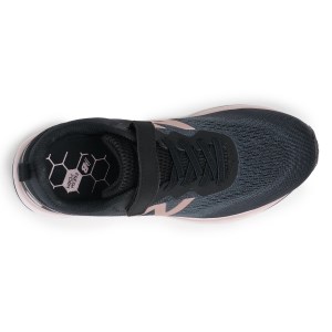 New Balance Fresh Foam Arishi v3 Bungee - Kids Running Shoes - Lead/Black/Peach Soda Metallic