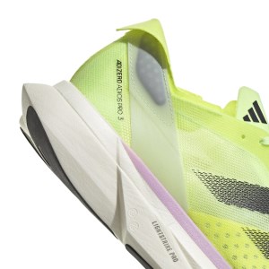 Adidas Adizero Adios Pro 3 - Mens Road Racing Shoes - Green Spark/Aurora Metallic/Lucid Lemon
