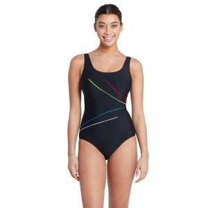 Zoggs Ecolast+ Macmaster Scoopback Womens One Piece Swimsuit