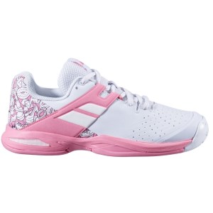 Babolat Propulse All Court Kids Tennis Shoes - Pink/White