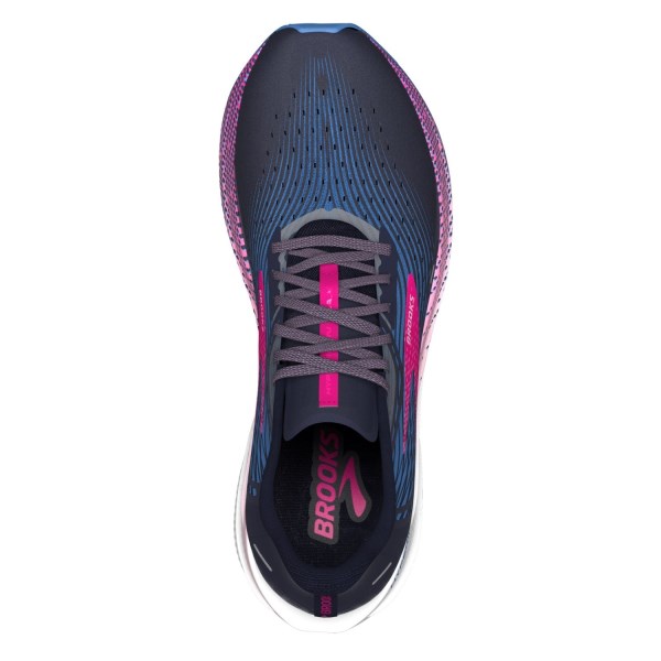 Brooks Hyperion Max - Womens Road Racing Shoes - Peacoat/Marina Blue/Pink