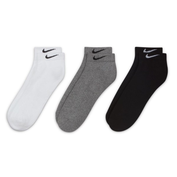 Nike Everyday Cushioned Low Training Socks - 3 Pack - Multi | Sportitude