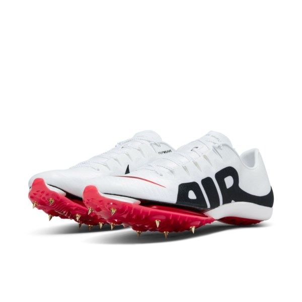 Nike Air Zoom Maxfly More Uptempo - Mens Sprint Track Spikes - White ...