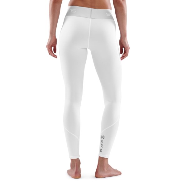 Skins Series-1 Womens 7/8 Compression Tights - White