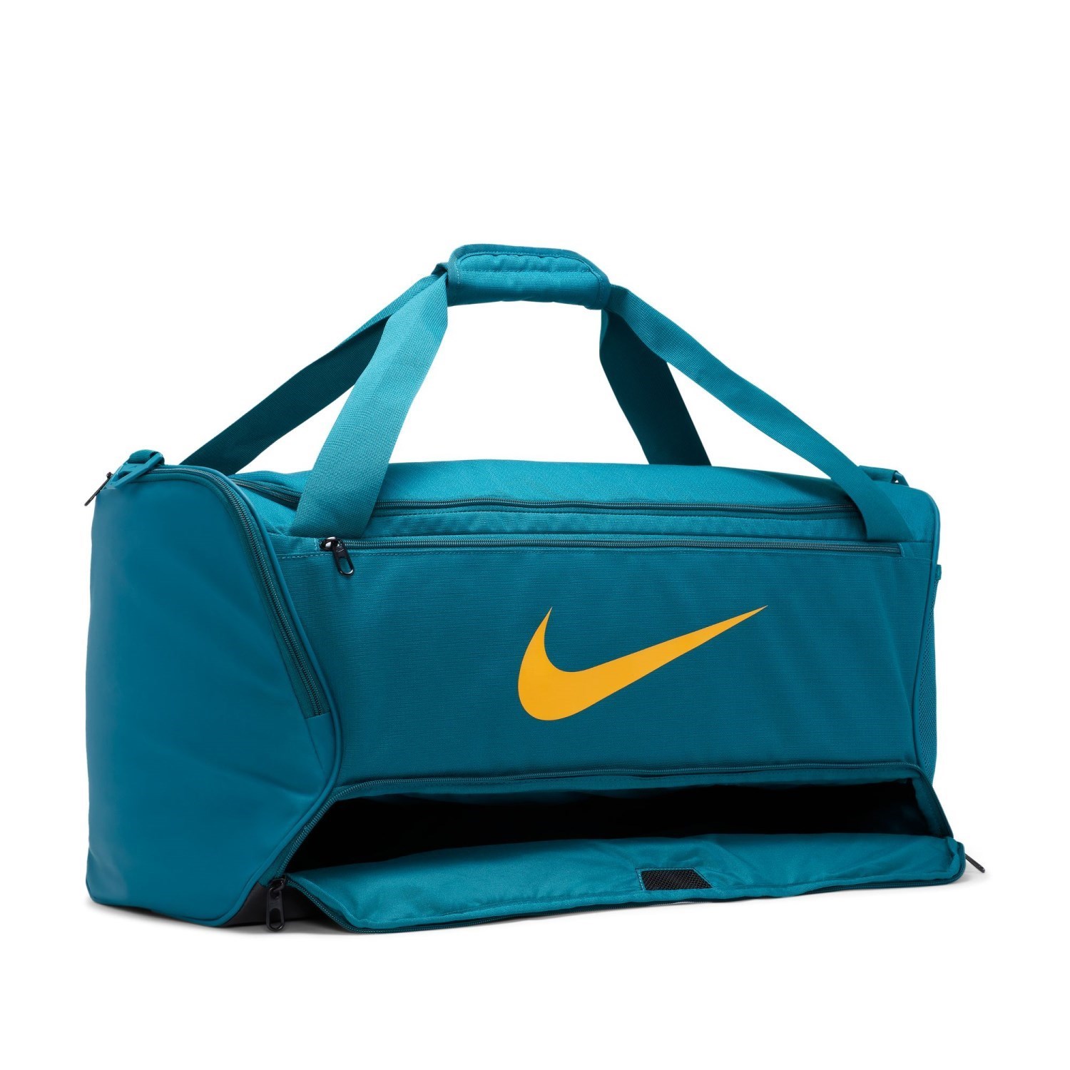 Nike Brasilia 9.5 Medium Training Duffel Bag - Geode Teal/Black/Sundial ...