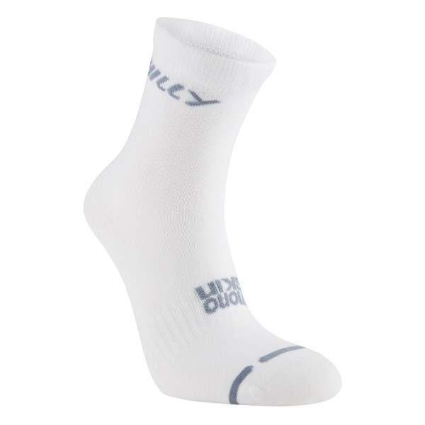 Hilly Lite Anklet - Running Socks - White/Grey