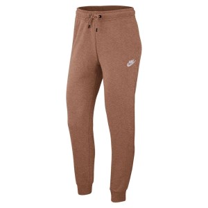 Nike Sportswear Essential Fleece Womens Track Pants - Mineral Clay/Heather/White