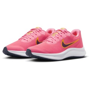 Nike Star Runner 3 GS - Kids Running Shoes - Sea Coral/Gridiron/Coral Chalk