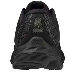 Mizuno Wave Inspire 19 - Womens Running Shoes - Black/Metallic Grey/Black