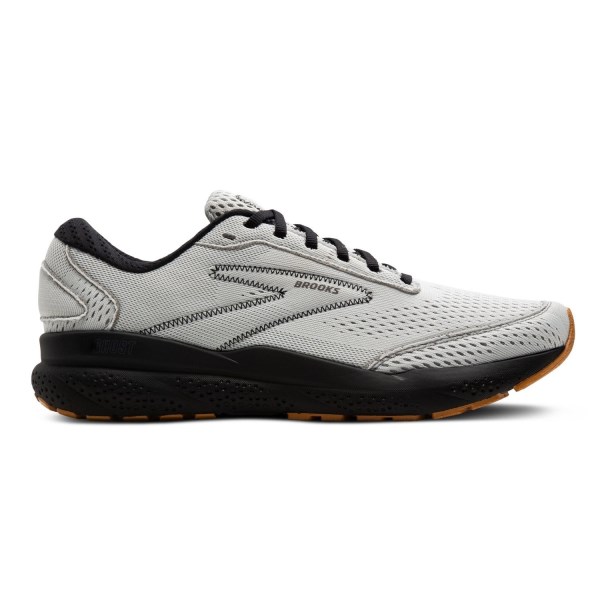 Brooks Ghost 16 - Mens Running Shoes - Oyster/Alloy/Black