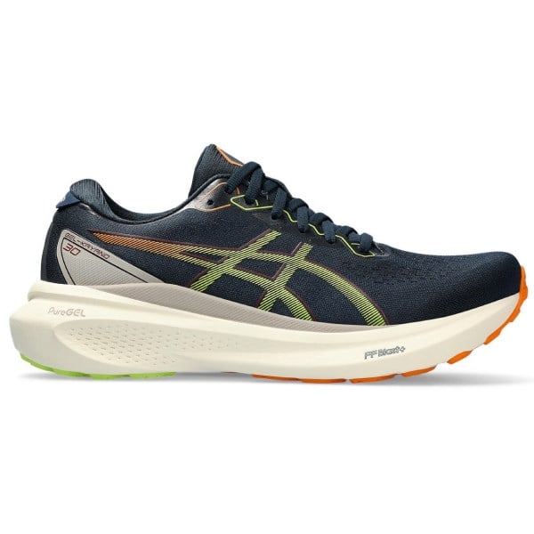 Asics Gel Kayano 30 - Mens Running Shoes - French Blue/Neon Lime ...
