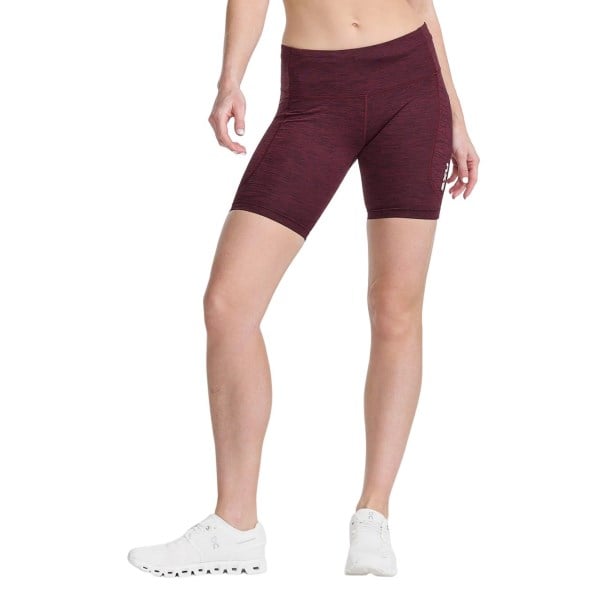 2XU Aero Mid-Rise 6 Inch Womens Compression Shorts - Truffle/Truffle