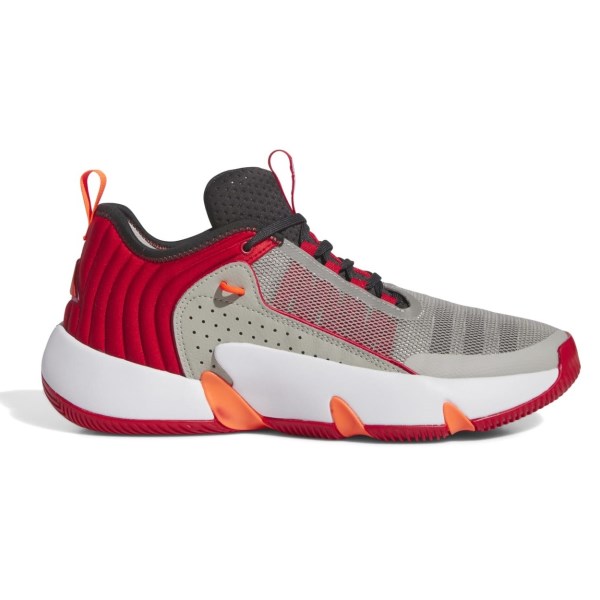 Adidas Trae Unlimited - Unisex Basketball Shoes - Metal Grey/Carbon/Better Scarlet