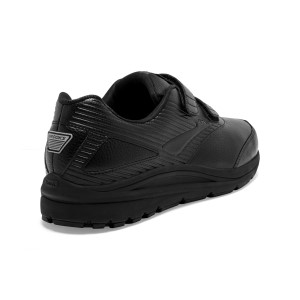 Brooks Addiction Walker 2 Leather Velcro - Mens Walking Shoes - Black