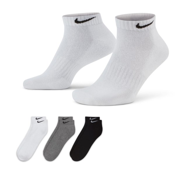 Nike Everyday Cushioned Low Training Socks - 3 Pack - Multi | Sportitude