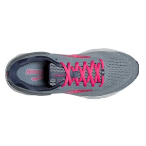 Brooks Trace - Womens Running Shoes - Grey/Nightshadow/Raspberry