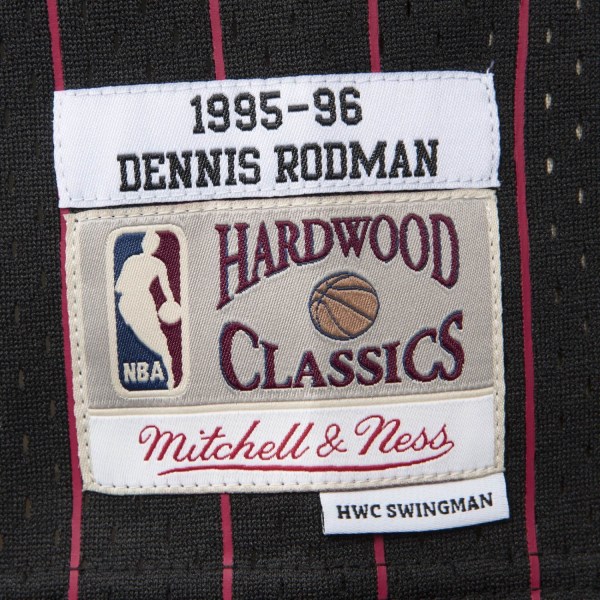 Mitchell & Ness Chicago Bulls Dennis Rodman 1995-96 NBA Swingman Mens Basketball Jersey - Black