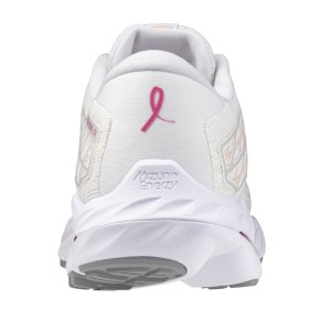 Mizuno Wave Inspire 20 Project Zero - Womens Running Shoes - White/Fuchsia/Cloud Pink