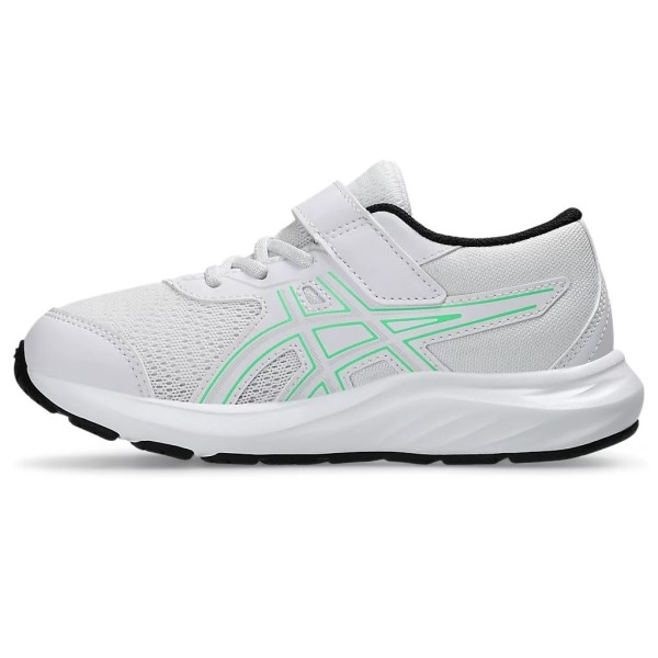Asics Contend 9 PS - Kids Running Shoes - White/New Leaf